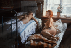 2-girls-ass-boobs-big-tits-redhead-in-bed-sexy-legs-tattoo-freckless-wallpaper.jpg